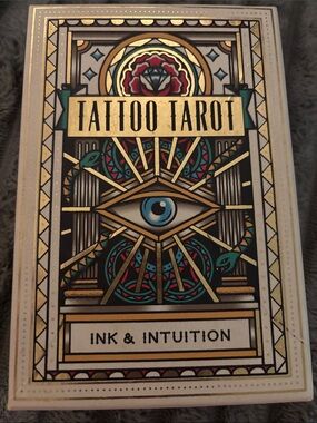 Tattoo Tarot Ink & Intuition Card Deck – Gold & Teal